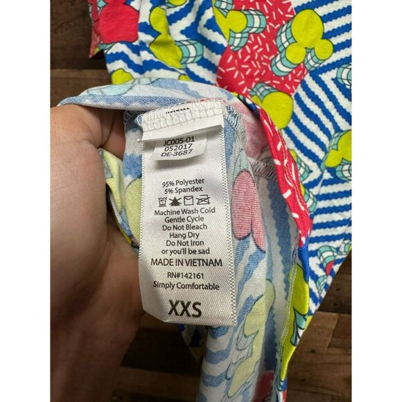 NWT Lula Roe x Disney Women's Irma T-Shirt Size‎ XXS - Picture 6 of 6